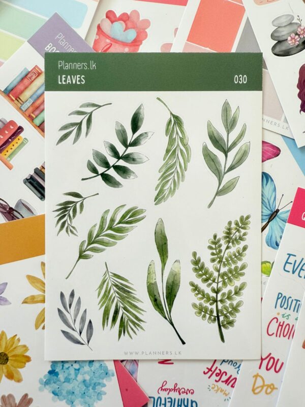 Leaves Sticker Sheet 030