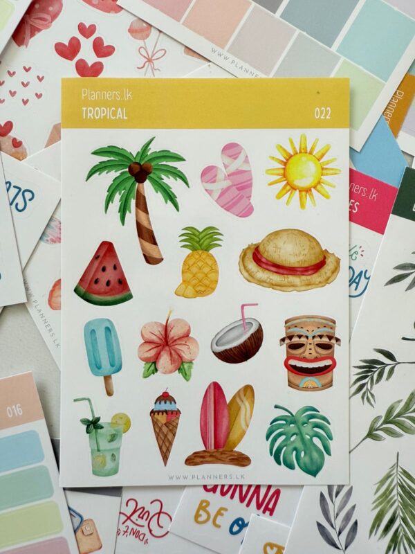 Tropical Sticker Sheet 022