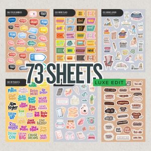 The Luxe Edit — 73 Sheets Pack