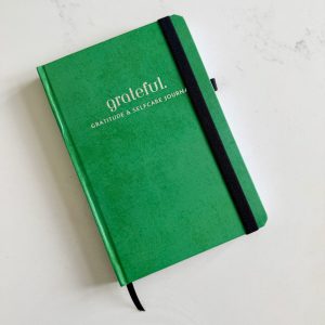 Grateful.  - Gratitude & Self Care Journal - Emerald Green