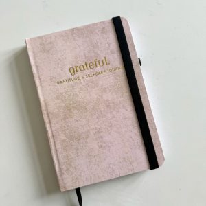Grateful.  - Gratitude & Self Care Journal - Blush Pink