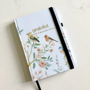 Grateful.  - Gratitude & Self Care Journal - Garden Birds